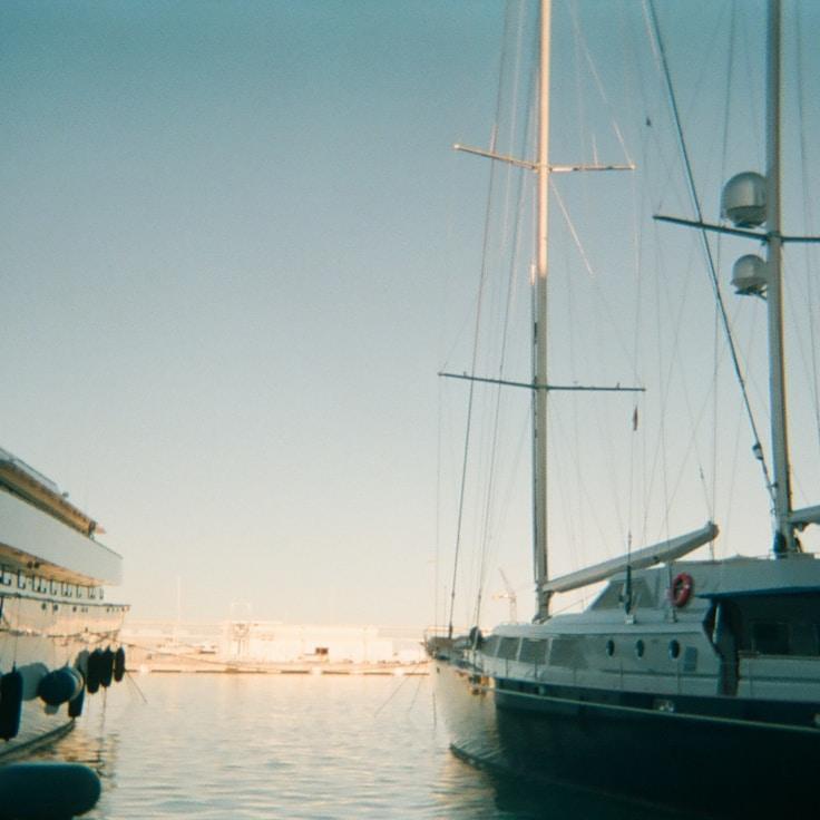 Group merriment on the yacht